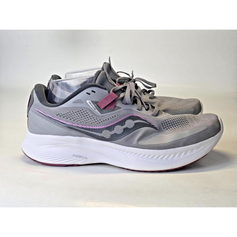 Saucony Guide 15 Women's Sneakers Size 11 EU 43 Gray White Running Walking Shoes